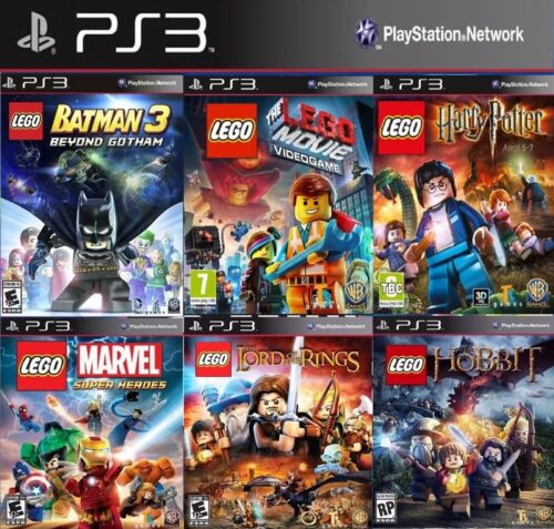 Combo Lego 6 Jogos PS3